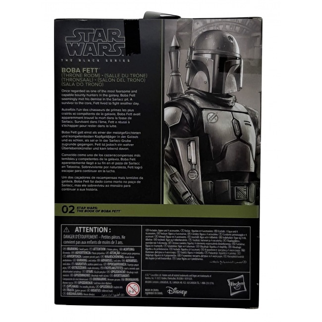 Star Wars The Book of Boba Fett Black Series Deluxe  Boba Fett (Throne Room) Star Wars The Book of Boba Fett Black Series Deluxe  Boba Fett (Throne Room)
