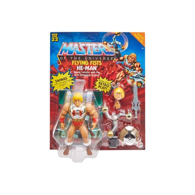 MOTU Deluxe figurine 2022 Flying Fists He-Man