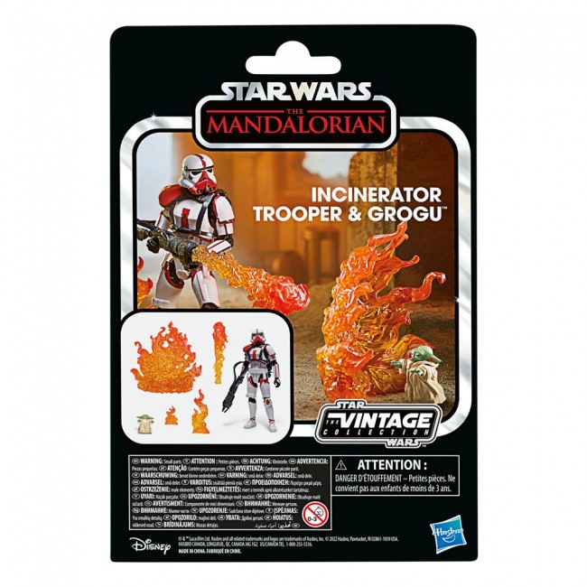 Star Wars: The Mandalorian Vintage Collection figurine 2022 Incinerator Trooper & Grogu Star Wars: The Mandalorian Vintage Collection figurine 2022 Incinerator Trooper & Grogu