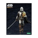 Star Wars The Mandalorian statuette PVC ARTFX 1/10 Mandalorian & Grogu with Beskar Staff 18 cm