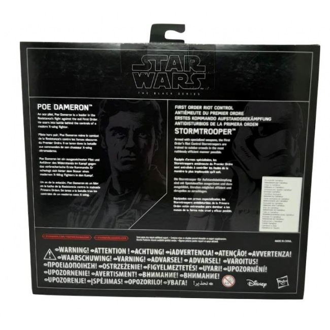 Star Wars Black Series  Poe Dameron & Stormtrooper