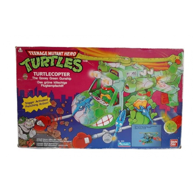 TMNT tortues ninja playmates toys vintage turtlecopter 1990