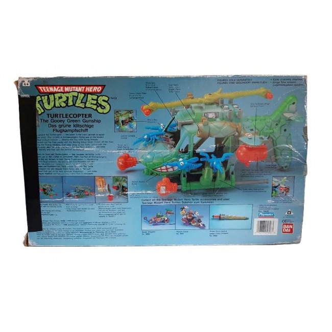 TMNT tortues ninja playmates toys vintage turtlecopter 1990