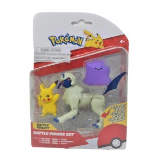 Pokémon figurine Select Battle Pikachu, Métamorph, Arcko 7,5 cm