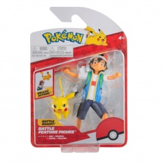 Pokémon Battle Feature Figure Sacha & Pikachu