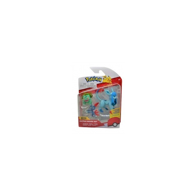 Pokémon battle figure set Bulbizarre Farfuret Givrali Pokémon battle figure set Bulbizarre Farfuret Givrali