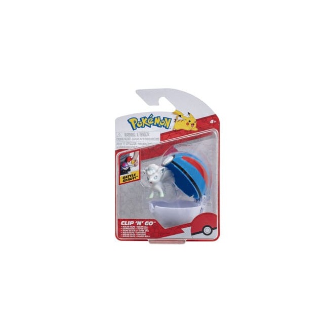 Pokémon Clip'n'Go Poké Balls Goupix d'Alola & Poké Ball