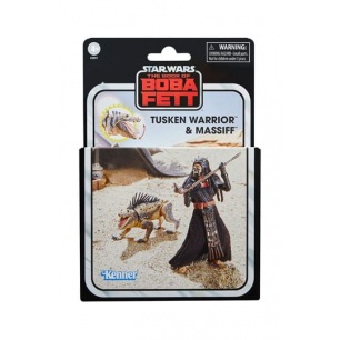 Star Wars: The Book of Boba Fett Vintage Collection figurines Tusken Warrior & Massiff 10 cm