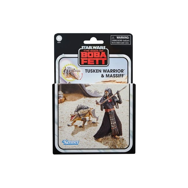 Star Wars: The Book of Boba Fett Vintage Collection figurines Tusken Warrior & Massiff 10 cm