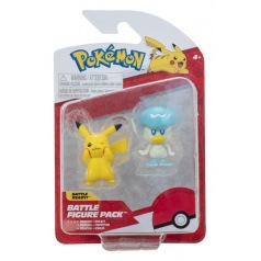 Pokémon Gen IX pack 2 figurines Battle Figure Pack Pikachu & Coiffeton 5 cm