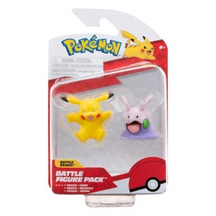 Pokémon pack 2 figurines Battle Figure Pack Pikachu & Mucuscule 5 cm