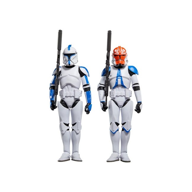 Star Wars: Ahsoka Black Series pack 2 figurines Phase I Clone Trooper Lieutenant & 332nd Ahsoka's Clone Trooper 15 cm