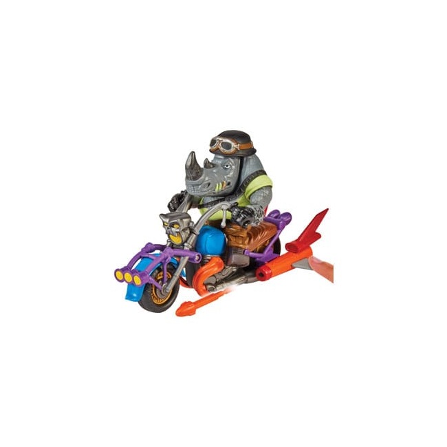 Tortues Ninja figurine Chopper mit Rocksteady
