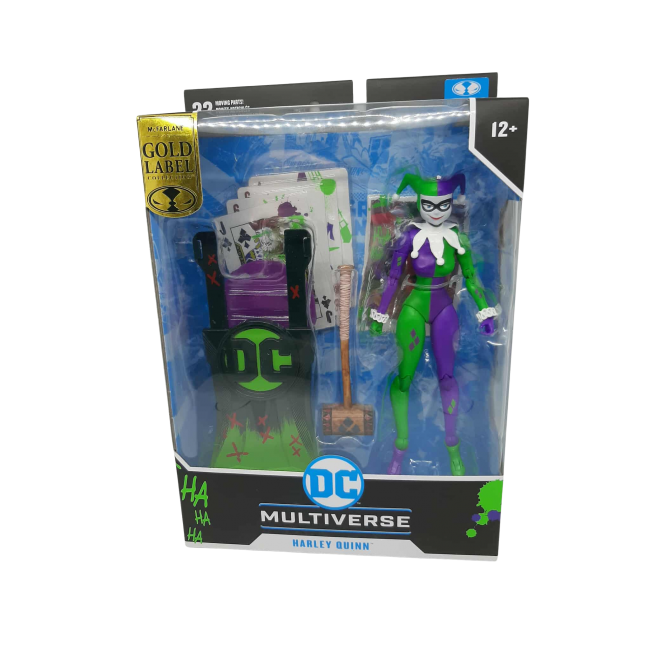 Offres spéciales DC Multiverse figurine Harley Quinn (DC Classic) Jokerized (Gold Label) 18 cm