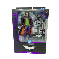 The Dark Knight : Le Chevalier noir DC Multiverse Deluxe Theatrical Edition figurine Joker 18 cm