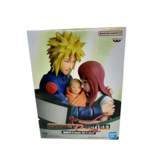 Naruto 72 Series statuette PVC Minato & Naruto & Kushina 13 cm