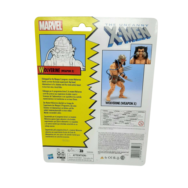 X-Men Marvel Legends figurine Wolverine (Weapon X) 15 cm