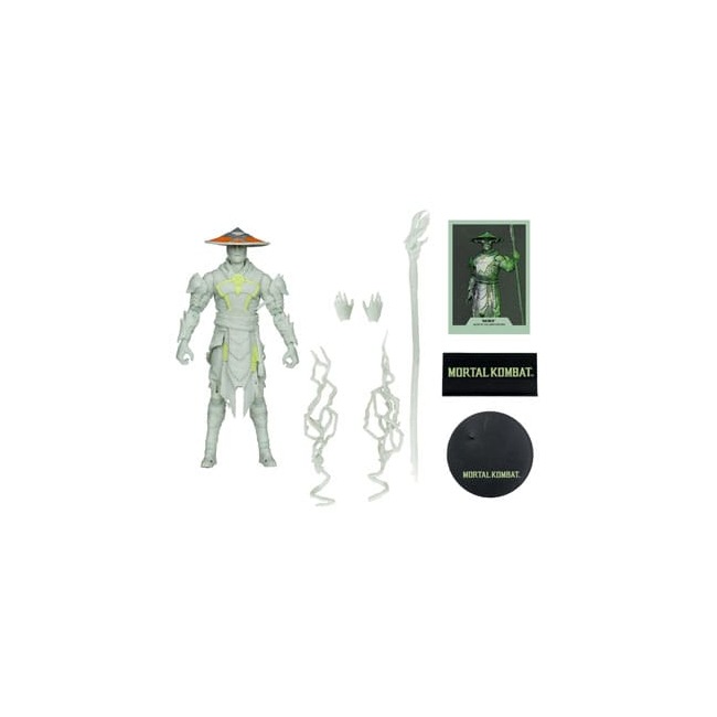 Mortal Kombat Glow in the Dark Edition figurine Raiden (Gold Label) 18 cm